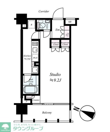 イクサージュ目黒の物件間取画像